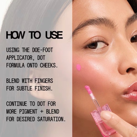 ABOUT-FACE Blush Rush Pigmented Fluid Blush-In the Dust-NEW IN BOX - Picture 5 of 5